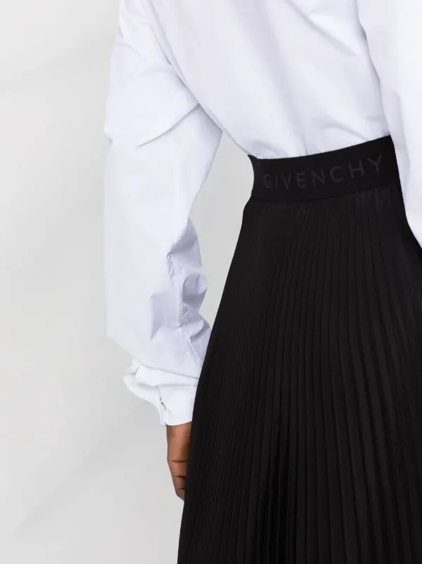 スカート GIVENCHY SKIRT (BW40U114N6 001) Givenchy Womens Asymetric Midi Skirt IT 44 US 12 Black
