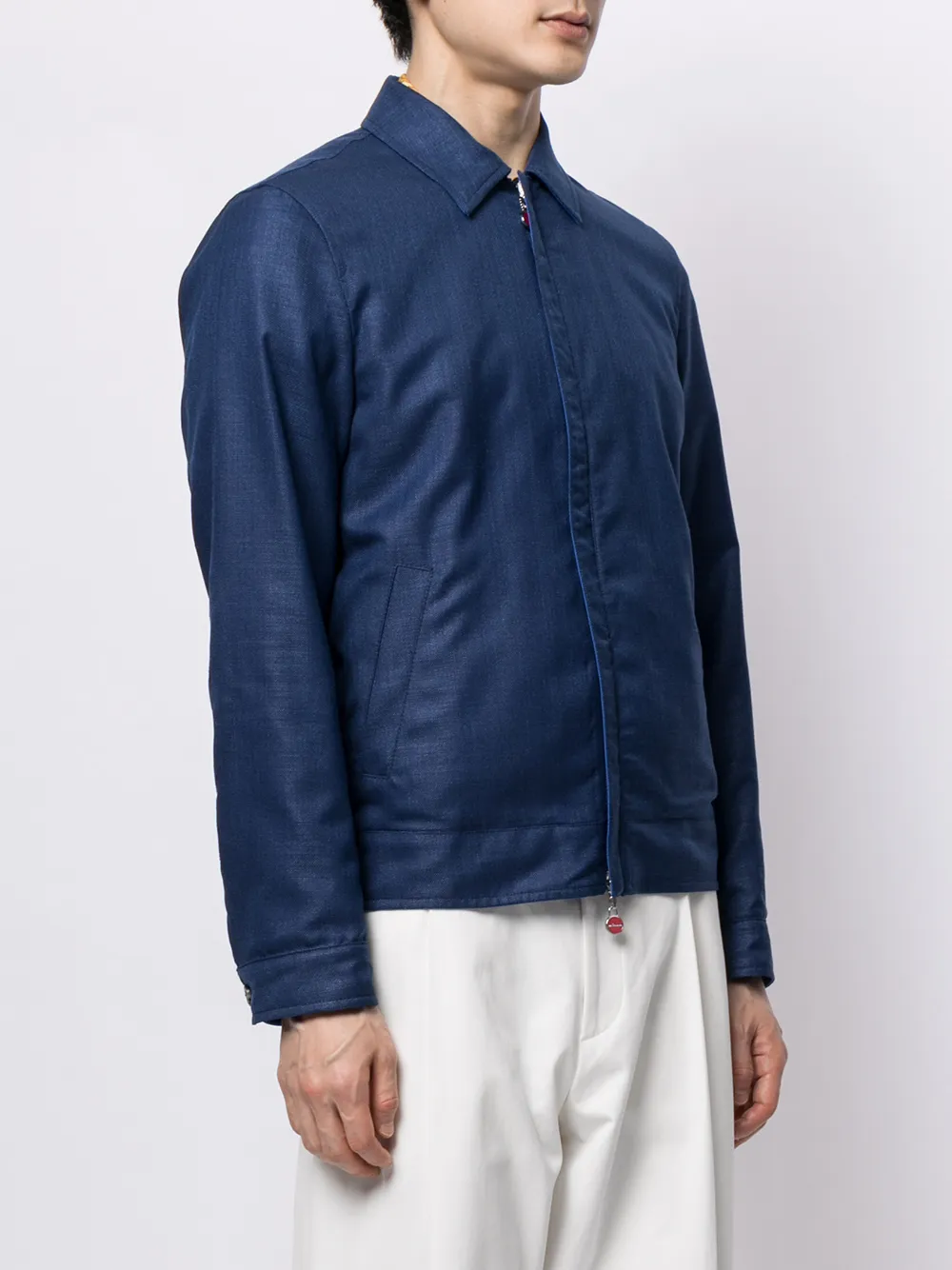 фото Kiton куртка с классическим воротником