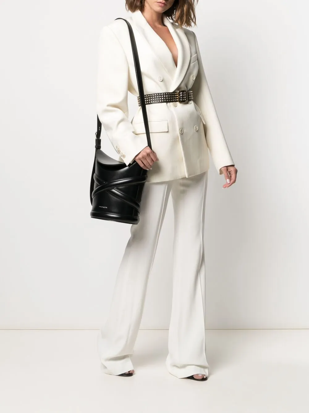 фото Alexander mcqueen сумка-ведро curve