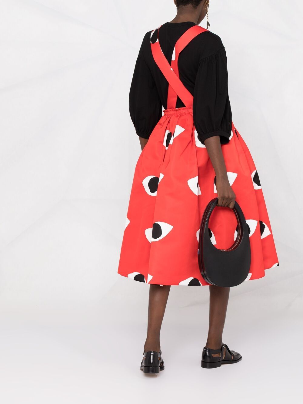 фото Comme des garçons юбка salopette с лямками