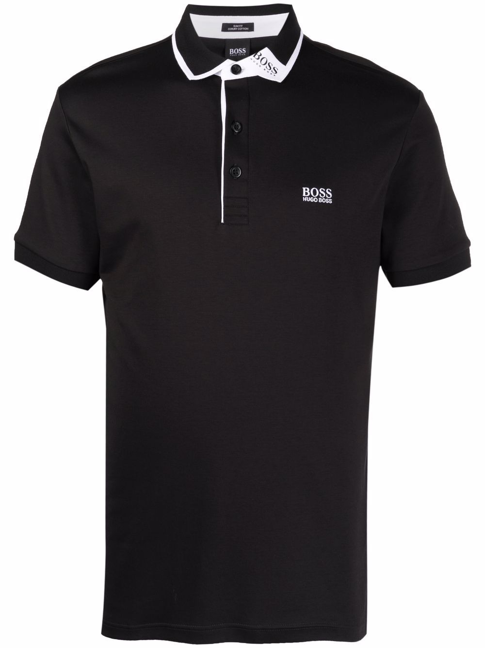 фото Boss hugo boss рубашка поло с вышитым логотипом