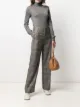 Imagem 2 de Loro Piana Calça xadrez cintura média