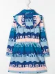 Image 2 of SONIA RYKIEL ENFANT logo-print hooded coat