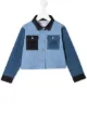 Image 1 of SONIA RYKIEL ENFANT patchwork denim jacket