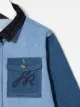 SONIA RYKIEL ENFANT patchwork denim jacket