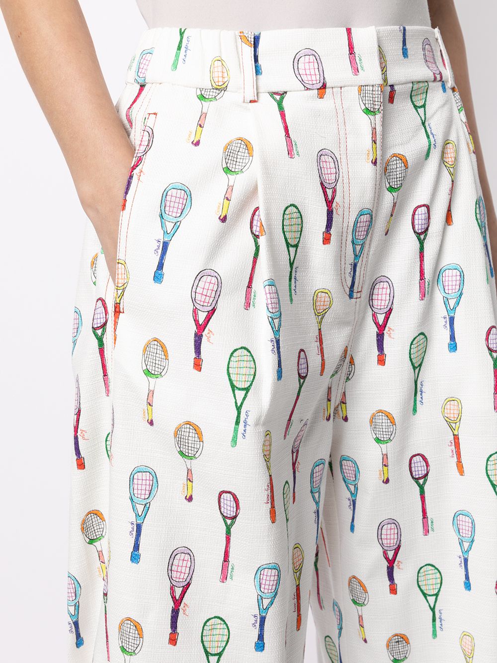 фото Mira mikati широкие брюки racket