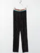 Image 2 of SONIA RYKIEL ENFANT TEEN glitter-detail pinstripe trousers