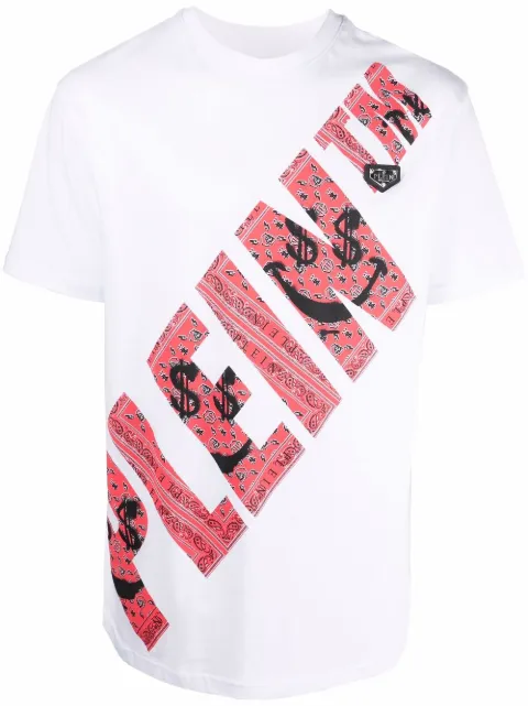 Philipp Plein playera con estampado de grafiti