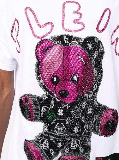 philipp plein tshirt teddy bear