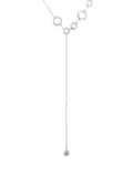 Christofle Idole five-ring rope necklace - Silver