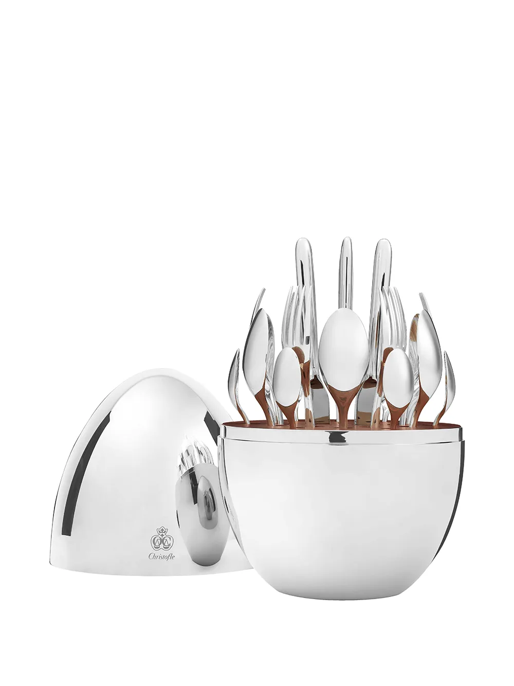 Image 1 of Christofle Mood silver-plated flatware set (6-person setting)