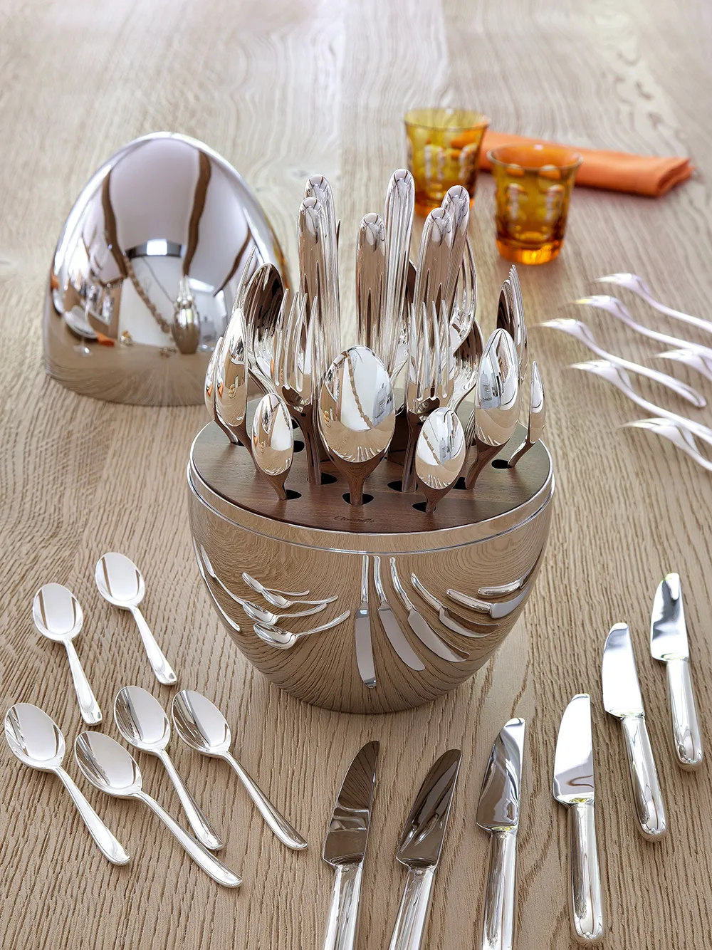 Shop Christofle Mood Silver-plated Flatware Set (6-person Setting)