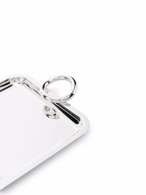 Christofle Vertigo スクエアトレイ 20cm x 16cm | シルバートーン