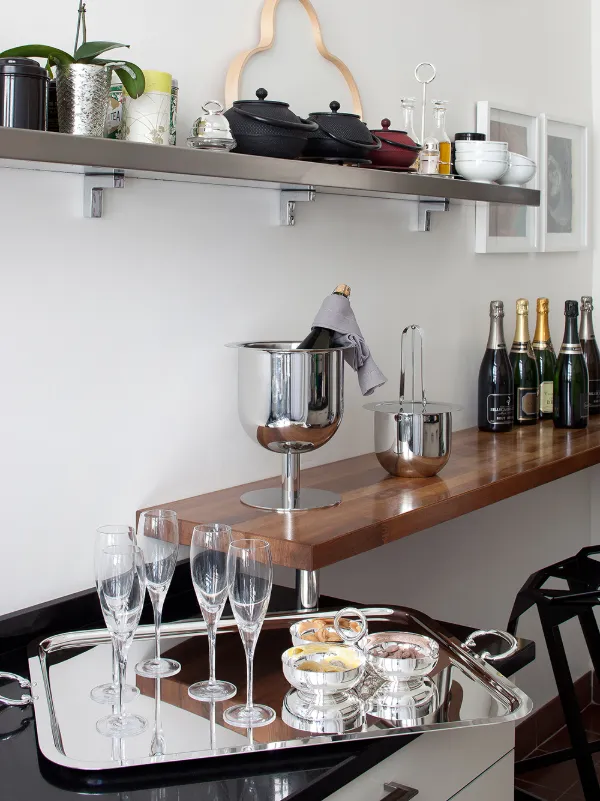 Christofle Vertigo スクエアトレイ 43cm x 31cm | シルバートーン