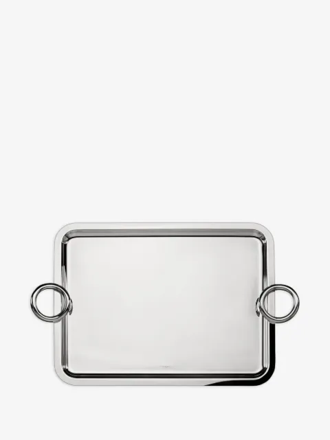 Christofle Vertigo rectangular tray (43cm x 31cm)