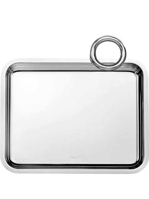 Christofle Vertigo single-handle rectangular tray (20cm x 16cm)