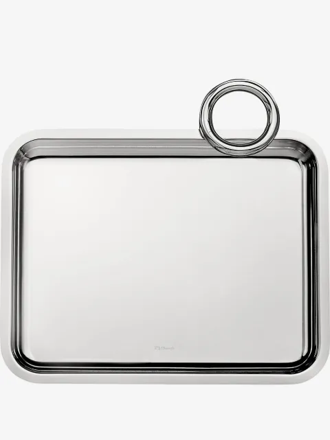 Christofle Vertigo single-handle rectangular tray (20cm x 16cm)