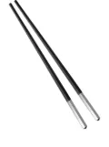 Christofle Uni chopsticks - Black