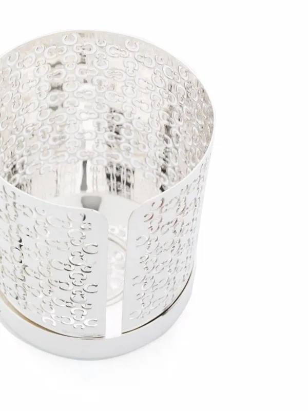 Christofle Small Iconik Hurricane silver-plated Candle