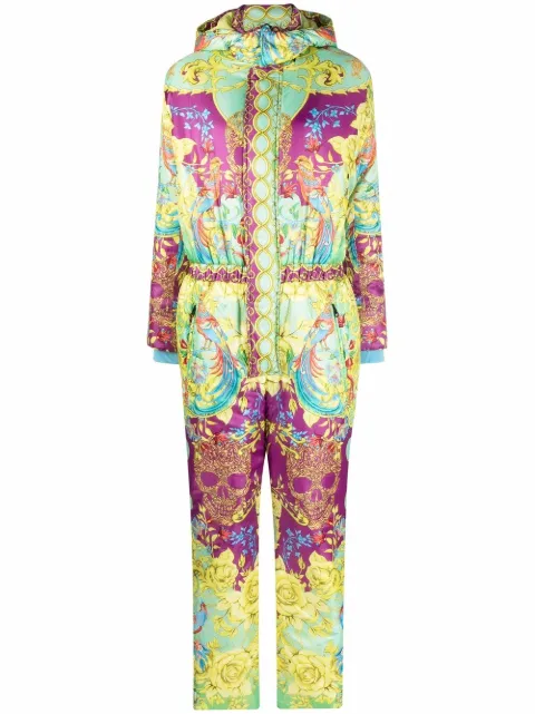 Philipp Plein Ski-Overall mit New Baroque-Print