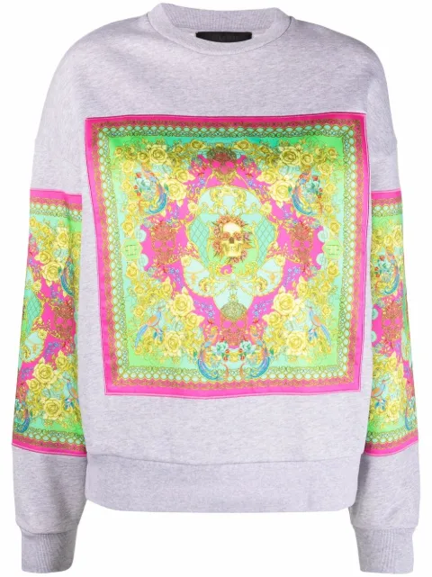 Philipp Plein Sweatshirt mit New Baroque-Print