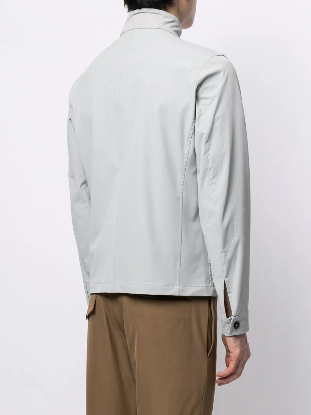 фото Kiton легкая куртка с высоким воротником