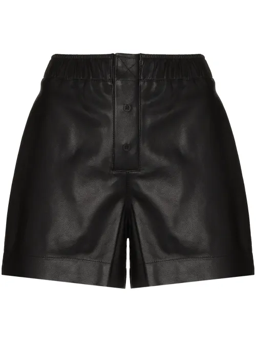 RTA short Maddy en cuir - Noir - RTA - Modalova