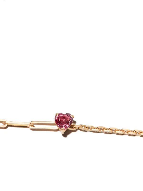 指輪・リング YVONNE LEON Fil Soleil Fuchsia Bracelet in Yellow Gold Yvonne Léon Fil Soleil Fuchsia Bracelet In Gold | ModeSens