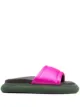 Image 1 of The Attico two-tone leather slides