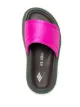 The Attico two-tone leather slides