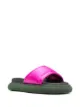 Image 2 of The Attico two-tone leather slides