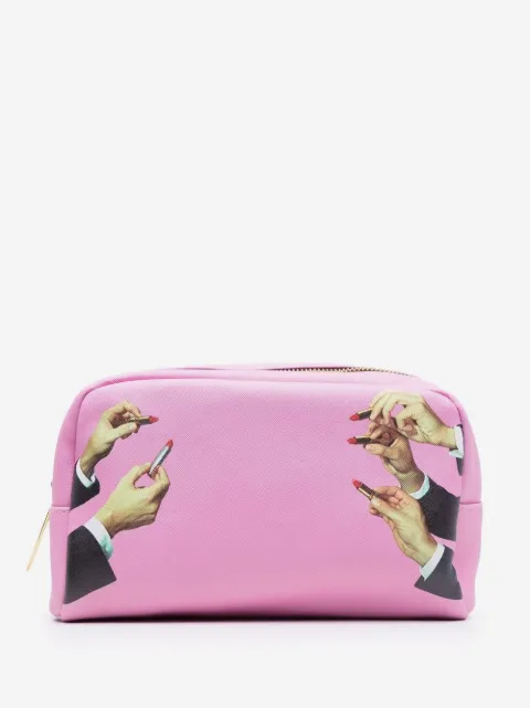 Seletti neceser con estampado gráfico