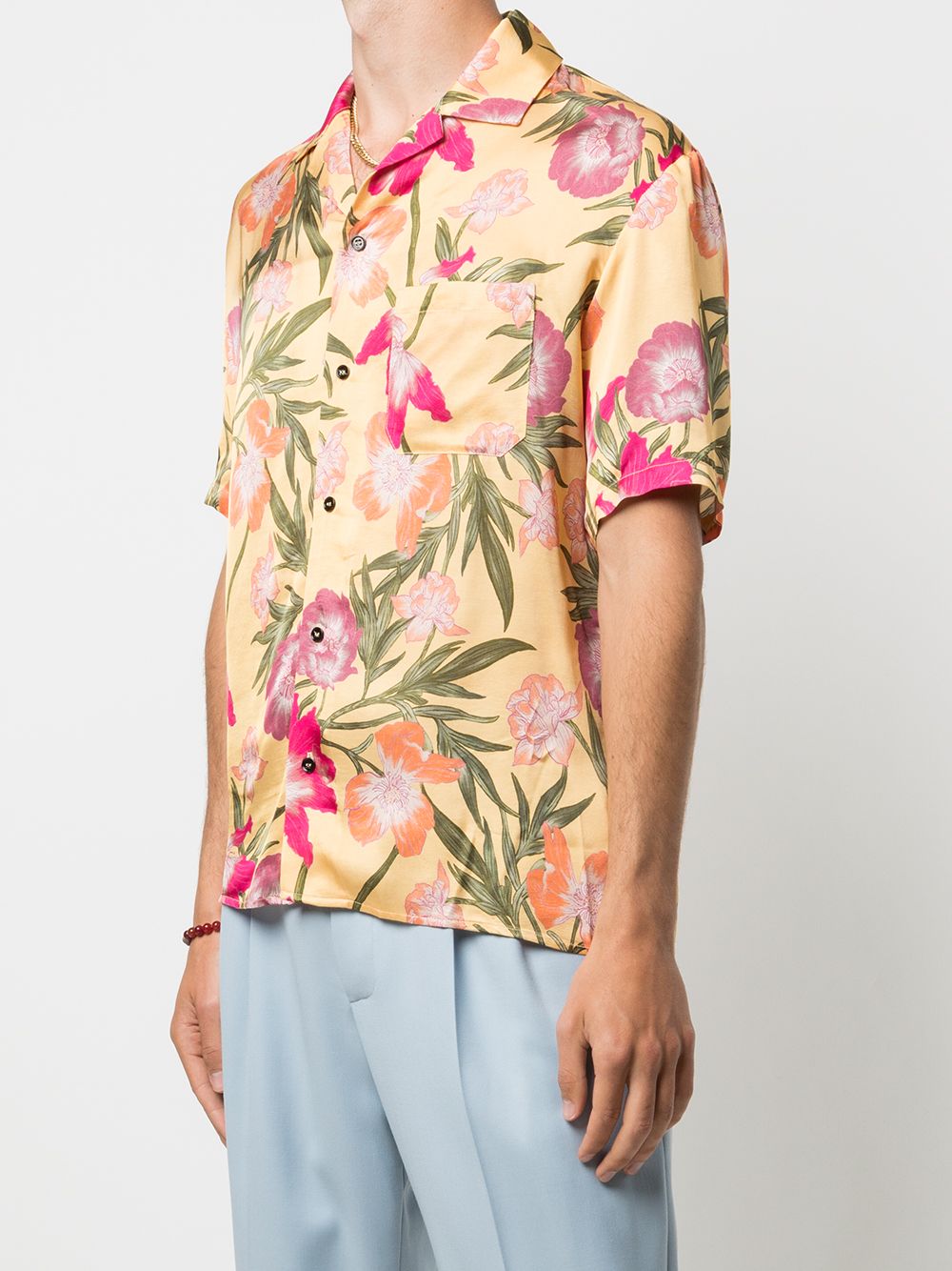 фото Garçons infidèles steve floral-print shirt