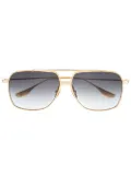 Dita Eyewear double-bridge pilot-frame sunglasses - Gold