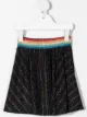 Image 2 of SONIA RYKIEL ENFANT glitter-effect skater skirt