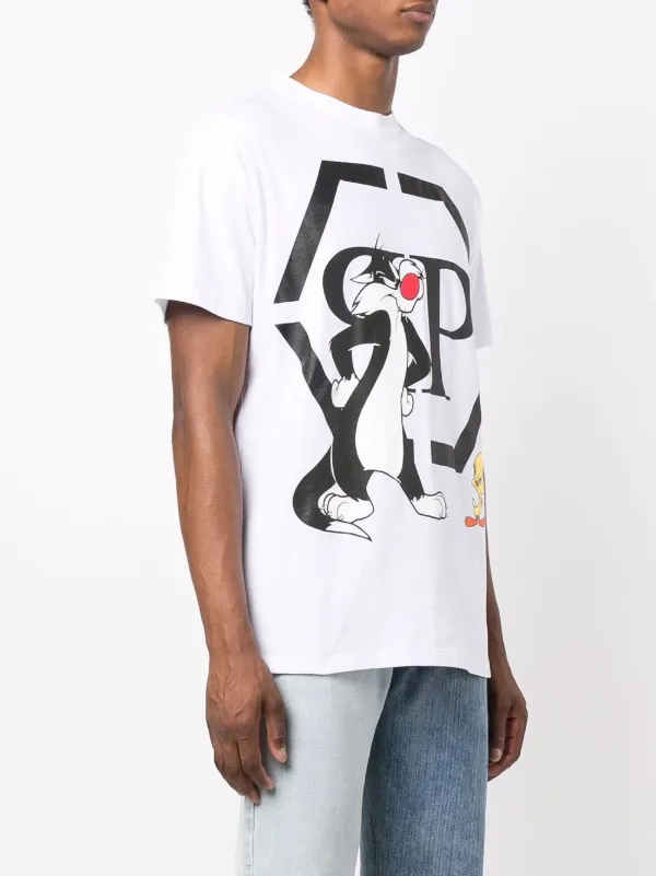 Philipp Plein Playera Con Logo De Looney Tunes - Farfetch