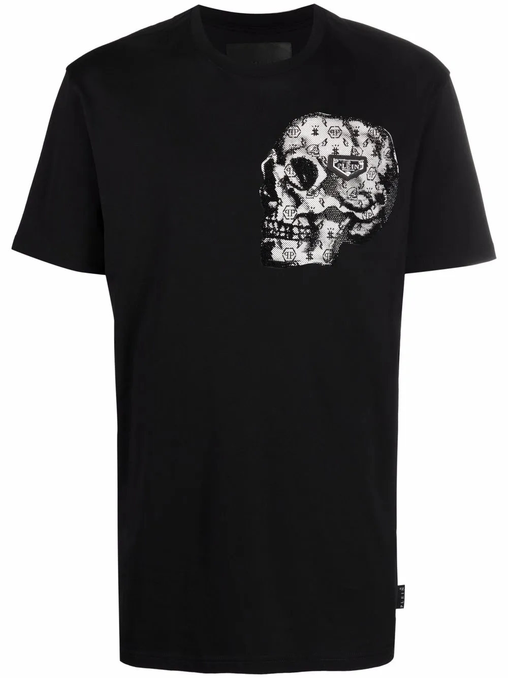 фото Philipp plein футболка с принтом stones skull