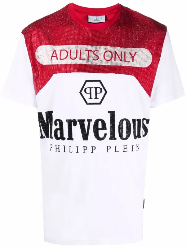 philipp plein crystal t shirt