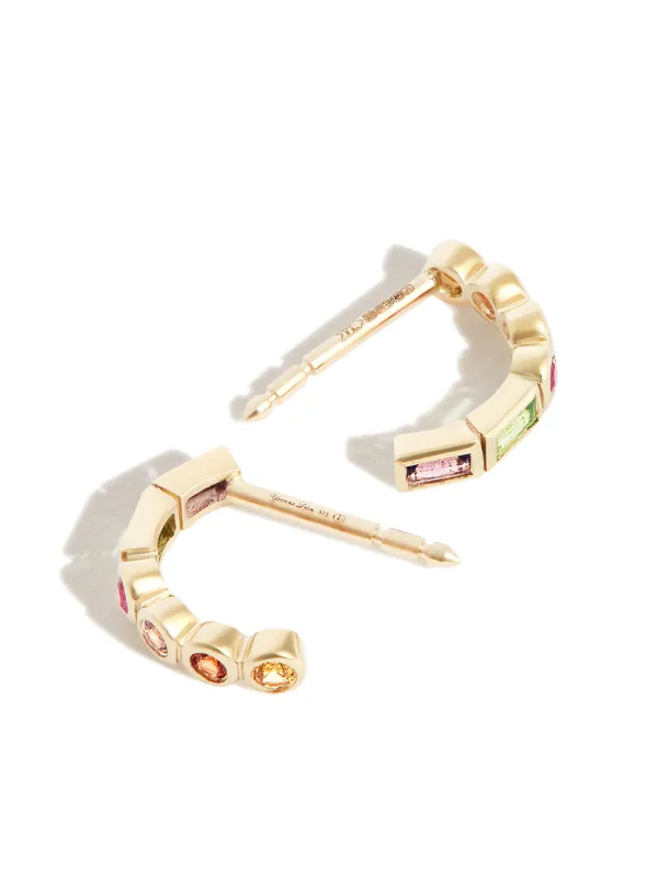 Yvonne Léon ストーン ピアス 9Kイエローゴールド 通販 - FARFETCH