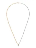 Yvonne Léon 18kt yellow gold pear-diamond necklace