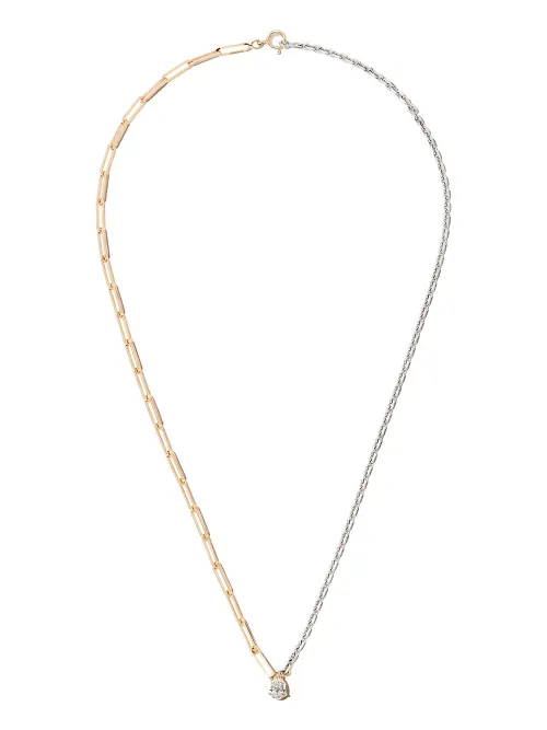 Collier en 18ct orné de diamants - Yvonne Léon - Modalova