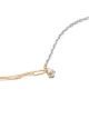 Yvonne Léon 18kt yellow gold pear-diamond necklace