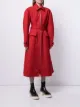 Bottega Veneta belted midi coat