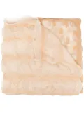 Issey Miyake Pre-Owned 2000s creased effect sheer silk scarf - Neutrals