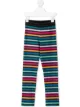Image 1 of SONIA RYKIEL ENFANT stripe-pattern fitted leggings