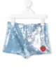 Image 1 of SONIA RYKIEL ENFANT strawberry-motif sequin-embellished shorts