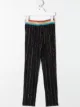 Image 2 of SONIA RYKIEL ENFANT glitter-stripe straight-leg trousers