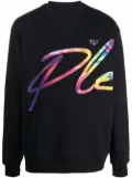 Philipp Plein logo-print crew-neck sweatshirt - Black