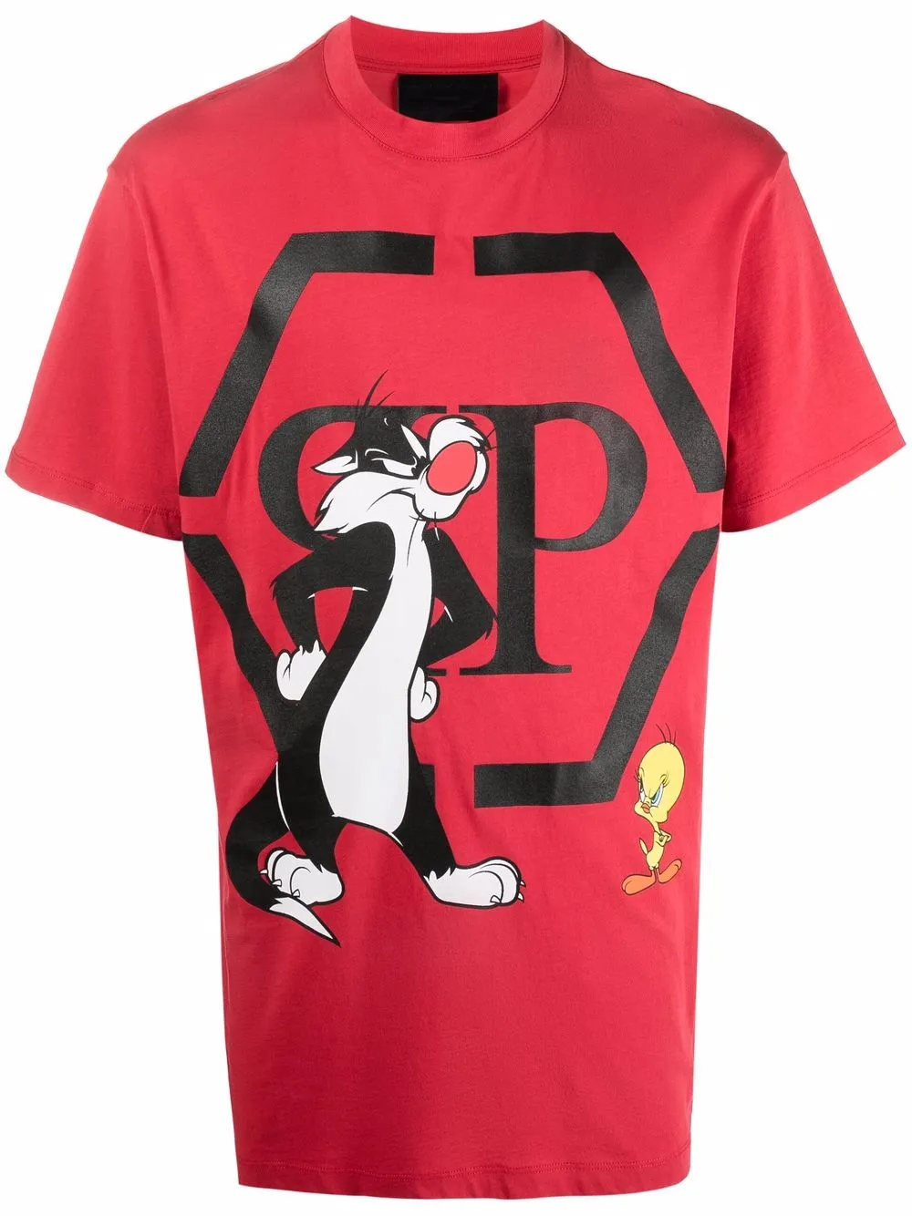 фото Philipp plein футболка looney tunes с логотипом