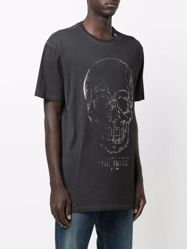 Philipp Plein Crystal Skull Cotton T 
